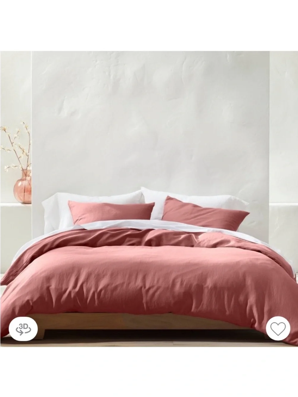Casaluna King 100% Linen Duvet Cover & Sham Set